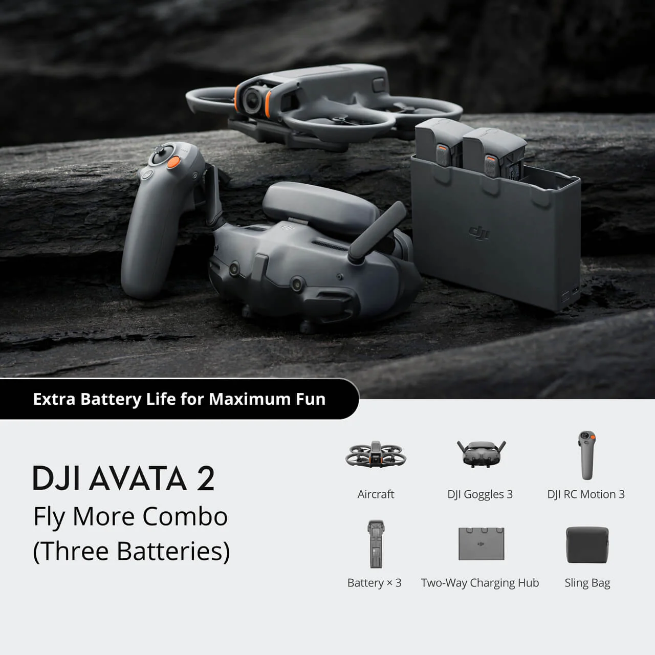 DJI Avata 2 Fly More Combo (3 Batteries) - Image 7